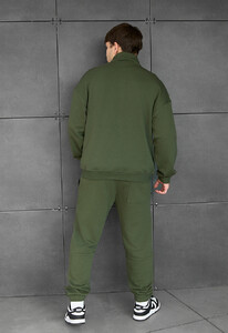 Фото - Базовый спортивный костюм Staff pa zip khaki oversize - Men box