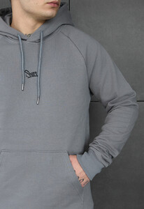 Фото - Універсальне худі для чоловіків Staff gray logo reglan - Men box