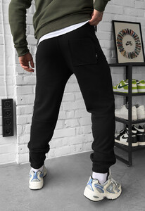 Фото - Базові спортивні штани Staff nib black logo - Men box