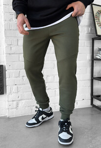 Фото - Базовые мужские спортивные штаны Staff wol khaki - Men box