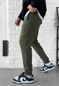 Фото - Базовые мужские спортивные штаны Staff wol khaki - Men box
