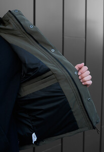 Фото - Однотонна куртка для чоловіків Staff cam dark khaki - Men box