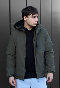 Фото - Однотонна куртка для чоловіків Staff cam dark khaki - Men box