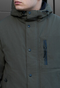 Фото - Однотонна куртка для чоловіків Staff cam dark khaki - Men box
