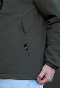 Фото - Однотонна куртка для чоловіків Staff cam dark khaki - Men box