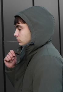 Фото - Однотонна куртка для чоловіків Staff cam dark khaki - Men box