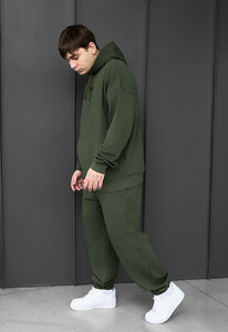 Фото - Мужской оверсайз костюм Staff sei logo khaki oversize - Men box