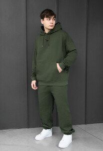 Фото - Мужской оверсайз костюм Staff sei logo khaki oversize - Men box