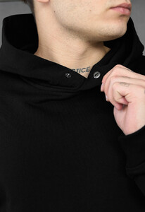 Фото - Оверсайз худі для чоловіків Staff button black oversize - Men box