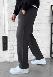 Фото - Однотонні спортивні штани Staff bal gray - Men box
