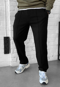 Фото - Спортивные штаны свободного покроя Staff bal black - Men box