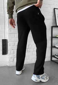 Фото - Спортивные штаны свободного покроя Staff bal black - Men box
