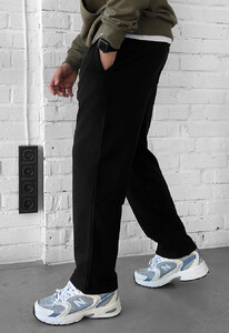 Фото - Спортивные штаны свободного покроя Staff bal black - Men box