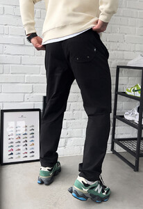 Фото - Базовые мужские штаны черного цвета Staff avi black - Men box