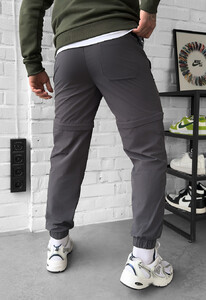 Фото - Універсальні штани джоггери Staff gu gray logo - Men box