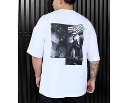 Фото - Футболка оверсайз із принтом на спині Staff logo back oversize - Men box