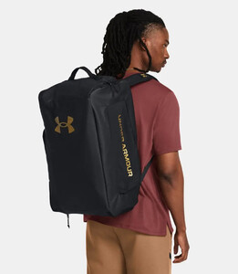 Фото - Сумка-рюкзак чорного кольору від бренду Under Armour Contain Duo SM BP Duffle унісекс - Men box