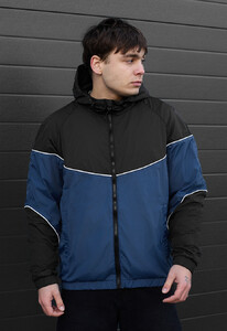 Фото - Демісезонна вітровка для чоловіків Staff mod black & navy - Men box