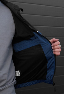 Фото - Демісезонна вітровка для чоловіків Staff mod black & navy - Men box