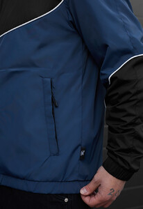 Фото - Демісезонна вітровка для чоловіків Staff mod black & navy - Men box