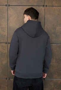 Фото - Базове худі темно-сірого кольору Staff dark gray logo - Men box
