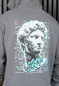 Фото - Оверсайз худі для чоловіків Staff logo & art oversize - Men box