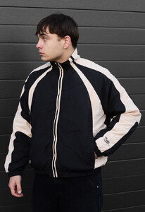 Фото - Двухцветная куртка-ветровка Staff tepy black & milk - Men box