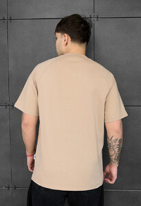 Фото - Базова футболка у бежевому кольорі Staff beige logo - Men box