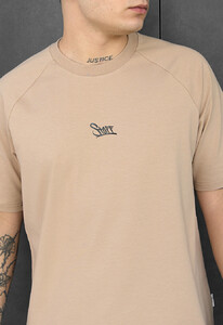 Фото - Базова футболка у бежевому кольорі Staff beige logo - Men box