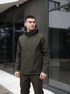Фото - Демісезонна однотонна куртка від бренду Pobedov Shadow V2 - Men box