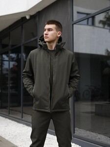 Фото - Демісезонна однотонна куртка від бренду Pobedov Shadow V2 - Men box