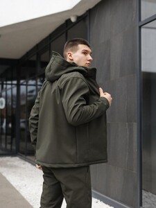 Фото - Демісезонна однотонна куртка від бренду Pobedov Shadow V2 - Men box