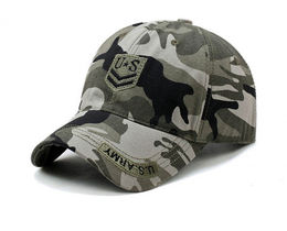 Фото - Камуфляжна кепка з логотипом U.S.Army. Колір: хакі - Men box