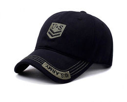 Фото - Армейская кепка U.S.Army черного цвета - Men box