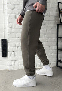 Фото - Чоловічі спортивки у кольорі хакі Staff al dark khaki - Men box