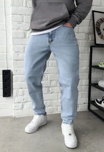 Фото - Однотонні джинси на кожен день Staff 2521 light blue regular - Men box