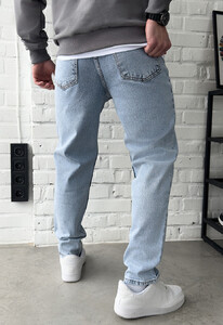 Фото - Однотонні джинси на кожен день Staff 2521 light blue regular - Men box