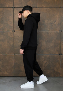 Фото - Базовый спортивный мужской костюм Staff fad black - Men box