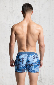 Фото - Сині камуфляжні шорти Desmit - Men box