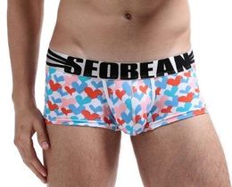 Фото - Чоловічі труси боксерки Seobean. Колір білий. Артикул: 04-0292 - Men box