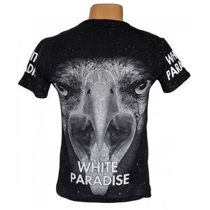 Фото - Мужская футболка White Paradise черного цвета - Men box