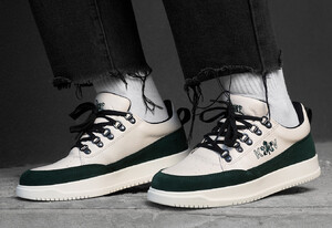 Фото - Повседневные мужские кроссовки Staff white & green Kyiv - Men box