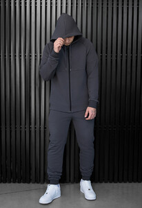 Фото - Универсальный спортивный костюм Staff sh zip gray - Men box