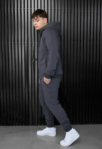 Фото - Универсальный спортивный костюм Staff sh zip gray - Men box