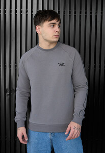 Фото - Базовый серый свитшот Staff kant logo gray - Men box