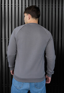 Фото - Базовый серый свитшот Staff kant logo gray - Men box