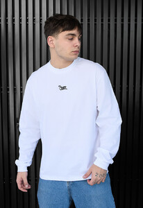 Фото - Брендированный лонгслив белого цвета Staff white logo - Men box