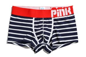 Фото - Качественные трусы шорты Pink Hero в полоску - Men box