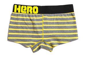 Фото - Стильные трусы шорты в полоску Pink Hero - Men box