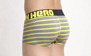 Фото - Стильные трусы шорты в полоску Pink Hero - Men box